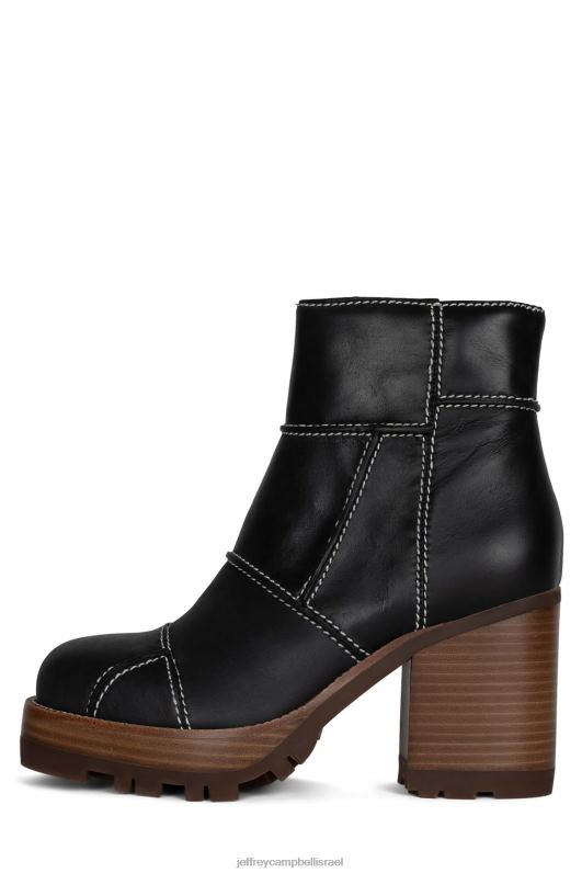 il Jeffrey Campbell abundnt-lc מגפי קרסול נשים ערימת פולנית בצבע שחור NN6N6531