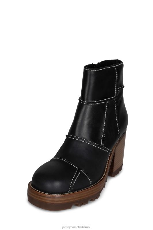il Jeffrey Campbell abundnt-lc מגפי קרסול נשים ערימת פולנית בצבע שחור NN6N6531