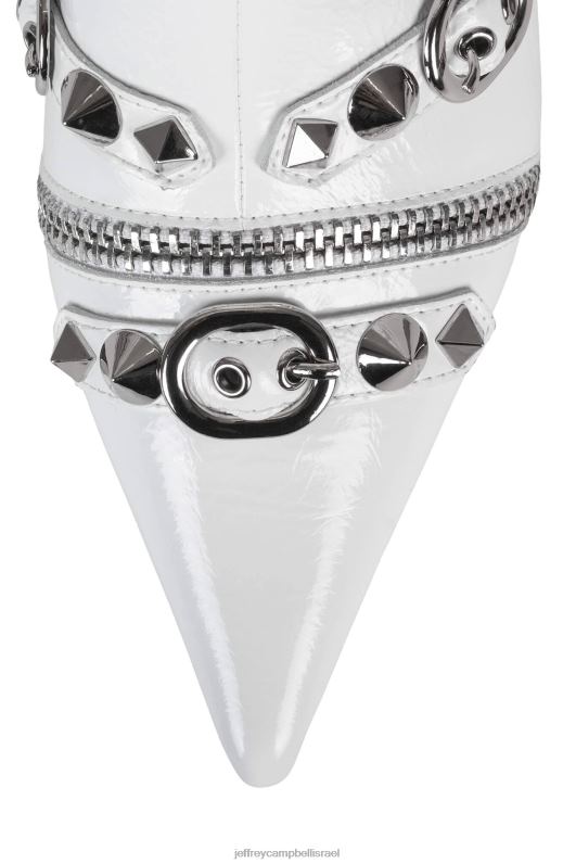 il Jeffrey Campbell alt-rock מגפי קרסול נשים כסף לבן NN6N6305