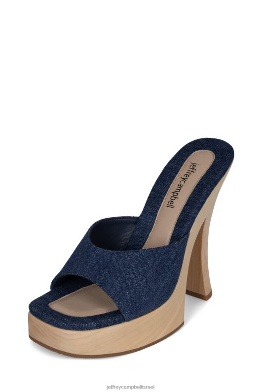 il Jeffrey Campbell annais סנדל פלטפורמה נשים ג'ינס כחול NN6N61131
