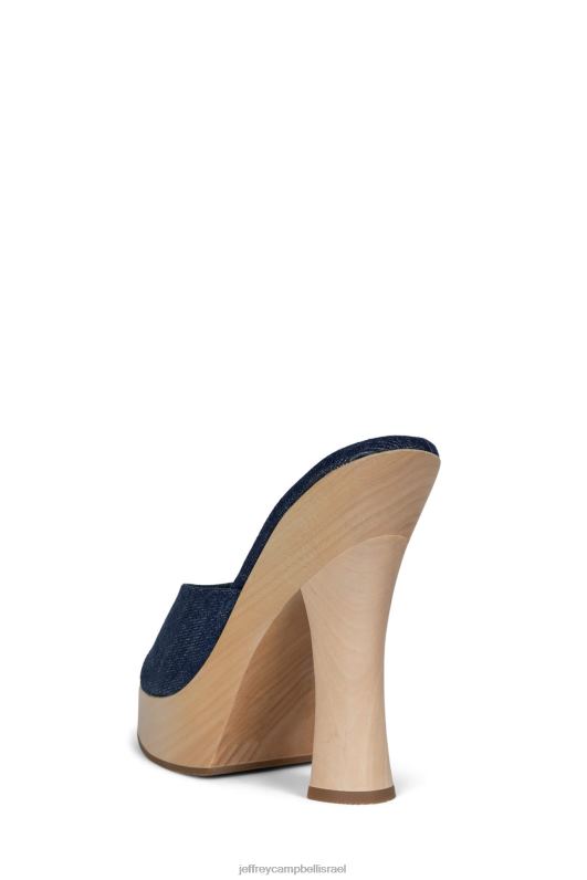 il Jeffrey Campbell annais סנדל פלטפורמה נשים ג'ינס כחול NN6N61131
