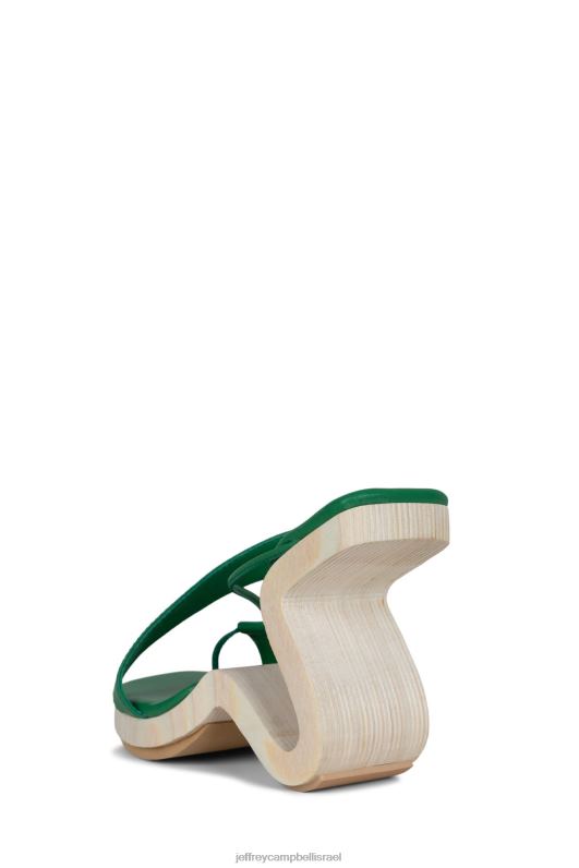 il Jeffrey Campbell arbelos סנדל עם עקבים נשים ירוק NN6N6115