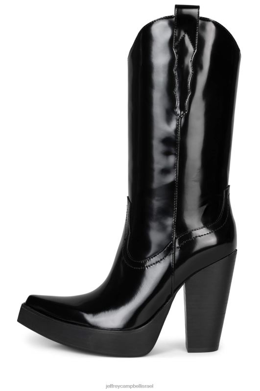 il Jeffrey Campbell bad2dabone מגפיים מברך עד ירך נשים קופסה שחורה NN6N6856