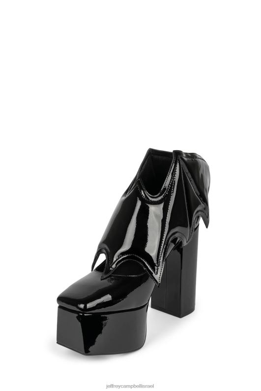 il Jeffrey Campbell batty-b משאבת פלטפורמה נשים פטנט שחור NN6N61274
