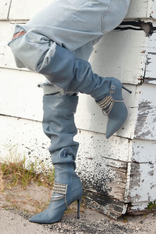 il Jeffrey Campbell ארסן-c2 מגפיים מברך עד ירך נשים וָרוֹד NN6N6829