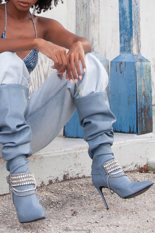 il Jeffrey Campbell ארסן-c2 מגפיים מברך עד ירך נשים וָרוֹד NN6N6829