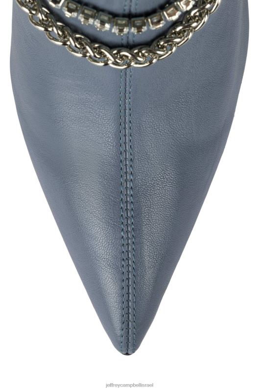 il Jeffrey Campbell ארסן-c2 מגפיים מברך עד ירך נשים כחול מאובק NN6N6830