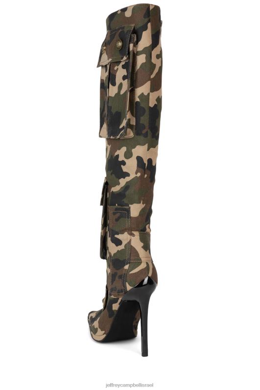 il Jeffrey Campbell לכיס אתחול הדנים נשים camo NN6N6287