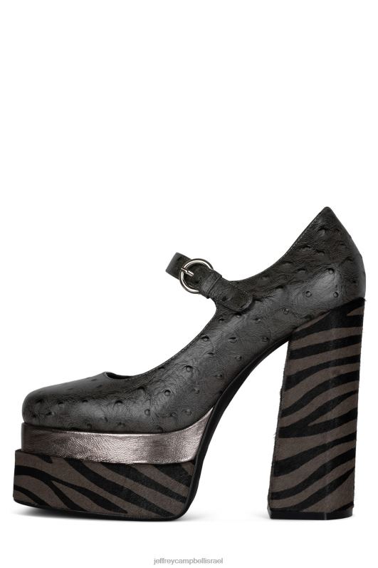 il Jeffrey Campbell chillin-f משאבת פלטפורמה נשים מולטי יען אפור NN6N61281