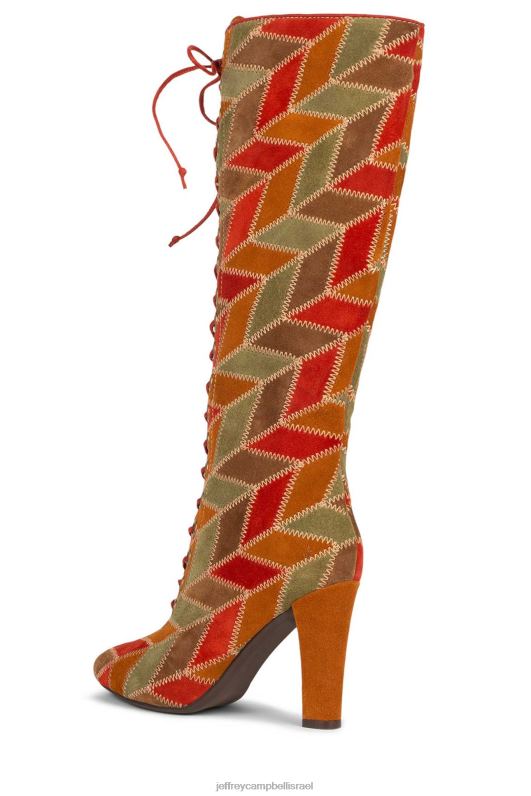 il Jeffrey Campbell epoque-pw מגפיים מברך עד ירך נשים מולטי זמש ניטרלי NN6N6822