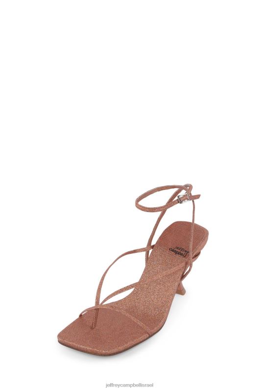 il Jeffrey Campbell fluxx סנדל עם עקבים נשים נצנצים מזהב ורוד NN6N61553