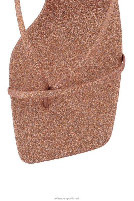 il Jeffrey Campbell fluxx סנדל עם עקבים נשים נצנצים מזהב ורוד NN6N61553