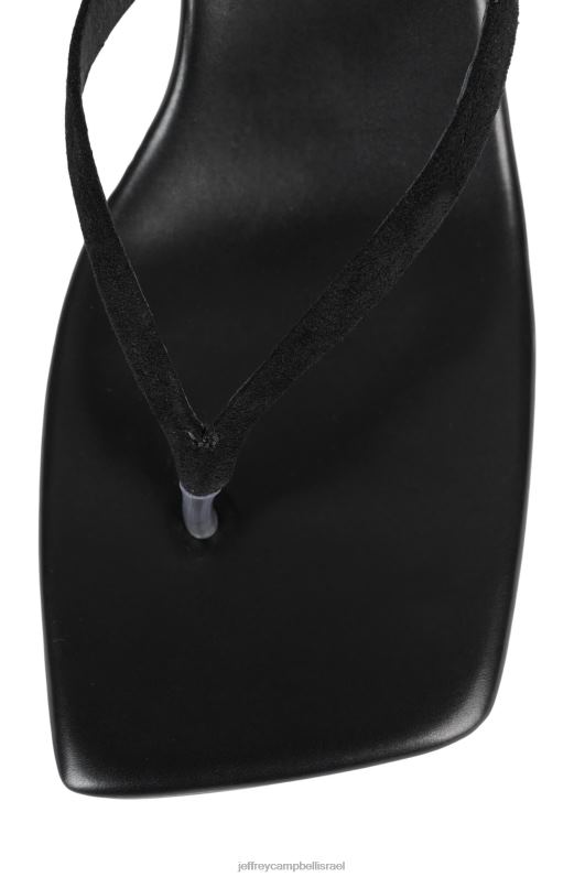 il Jeffrey Campbell fused-nb סנדל עם עקבים נשים זמש שחור NN6N6103