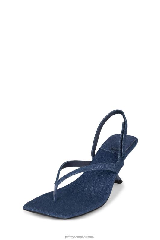 il Jeffrey Campbell fused-nb סנדל עם עקבים נשים ג'ינס כחול NN6N61405