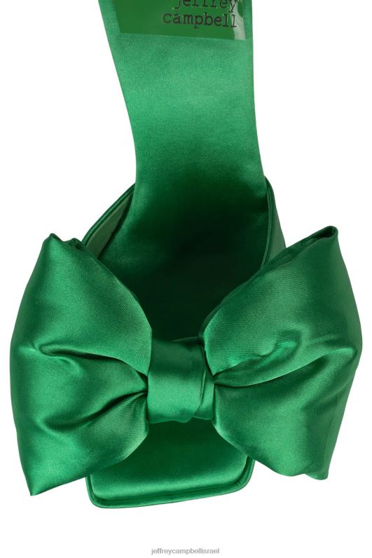 il Jeffrey Campbell gazenia סנדל פלטפורמה נשים סאטן ירוק NN6N61000