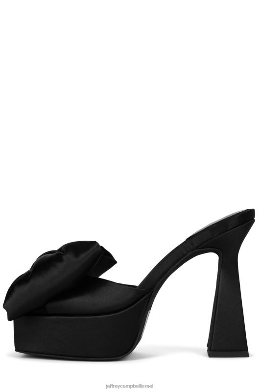 il Jeffrey Campbell gazenia סנדל פלטפורמה נשים סאטן שחור NN6N61001