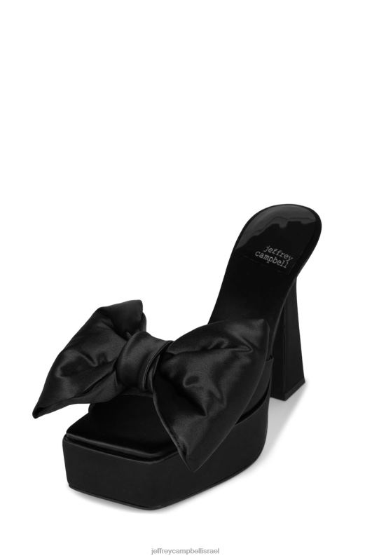 il Jeffrey Campbell gazenia סנדל פלטפורמה נשים סאטן שחור NN6N61001