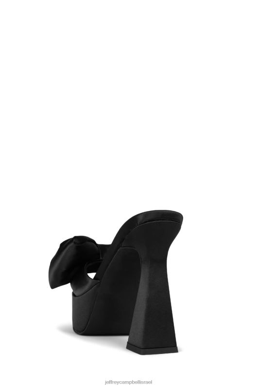 il Jeffrey Campbell gazenia סנדל פלטפורמה נשים סאטן שחור NN6N61001