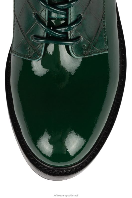 il Jeffrey Campbell פישר-hf מגפי קרסול נשים שילוב אקזוטי ירוק NN6N6401