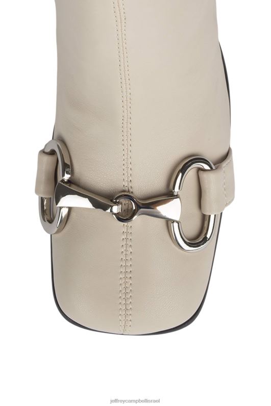 il Jeffrey Campbell hotlava-bt מגפיים מברך עד ירך נשים שנהב כסף NN6N6723