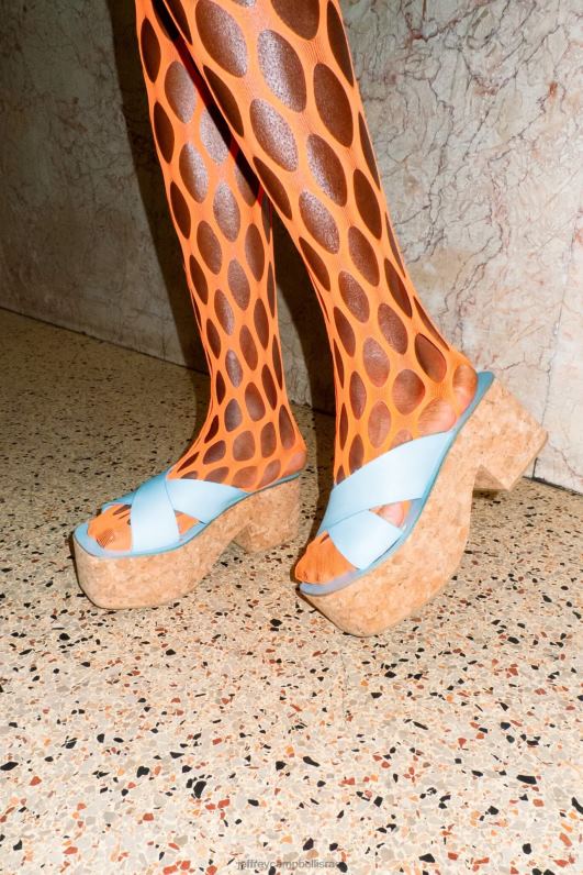 il Jeffrey Campbell itzelia סנדל פלטפורמה נשים כחול בהיר NN6N61136