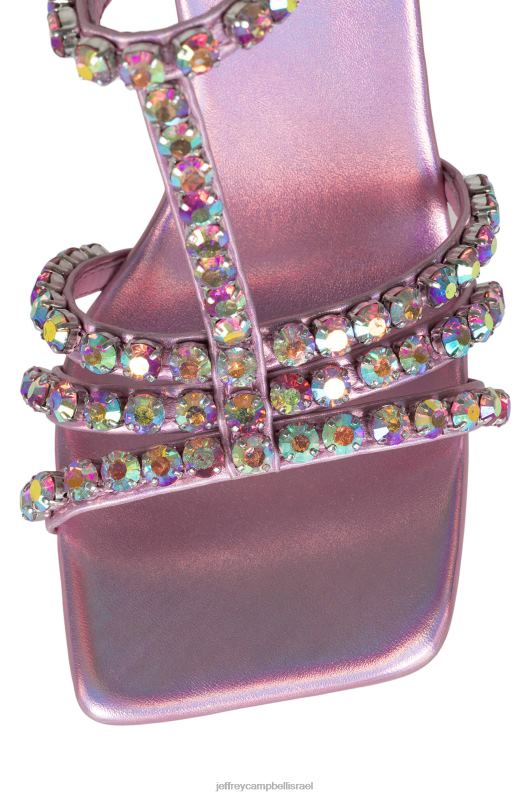 il Jeffrey Campbell jwl-t סנדל עם עקבים נשים ורוד ססגוני NN6N61603