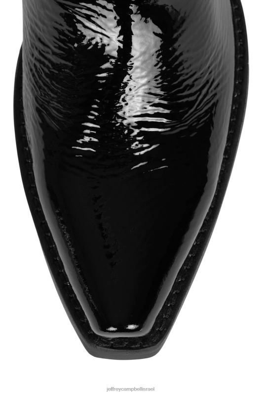 il Jeffrey Campbell klrcobra-2 מגפיים מברך עד ירך נשים שחור קמטוט טפיחה צהובה NN6N6865