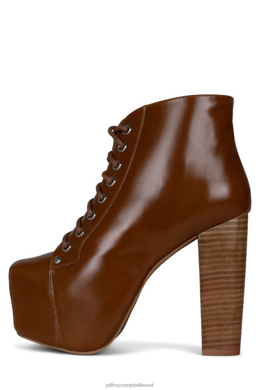il Jeffrey Campbell lita מגפי קרסול נשים מחסנית טבעית שזופה NN6N6493