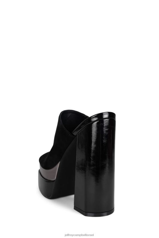 il Jeffrey Campbell luna-luv-s פרד עם עקב נשים בדיל זמש שחור NN6N61725