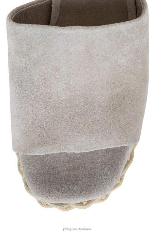 il Jeffrey Campbell magda-wkr סנדל פלטפורמה נשים זמש חום NN6N61192