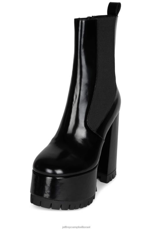 il Jeffrey Campbell mob-2 מגפי קרסול נשים קופסה שחורה NN6N6534