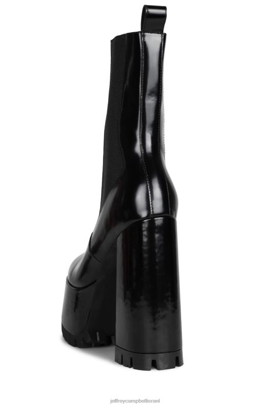 il Jeffrey Campbell mob-2 מגפי קרסול נשים קופסה שחורה NN6N6534