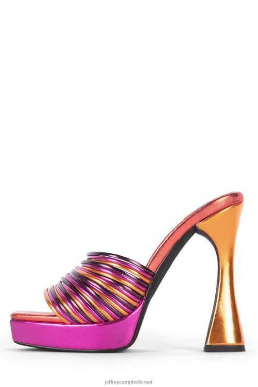il Jeffrey Campbell morine-pl סנדל פלטפורמה נשים מולטי מתכתי בהיר NN6N61207