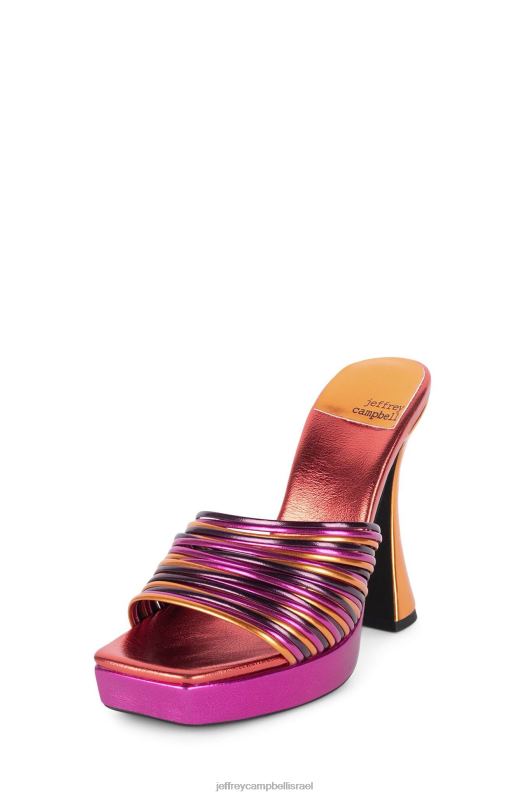 il Jeffrey Campbell morine-pl סנדל פלטפורמה נשים מולטי מתכתי בהיר NN6N61207