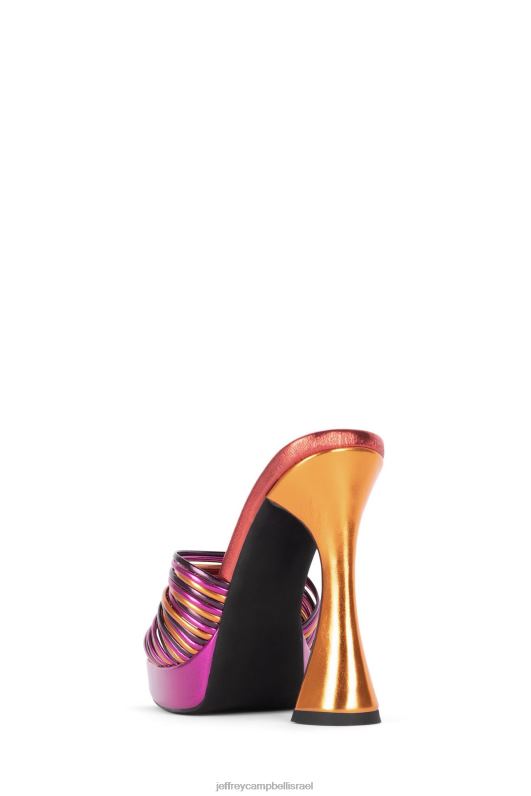 il Jeffrey Campbell morine-pl סנדל פלטפורמה נשים מולטי מתכתי בהיר NN6N61207