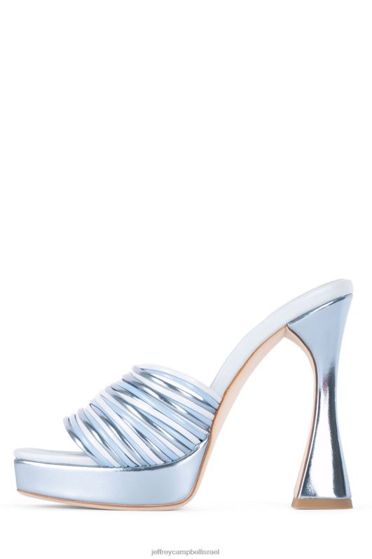 il Jeffrey Campbell morine-pl סנדל פלטפורמה נשים מולטי תכלת מתכתי NN6N61208