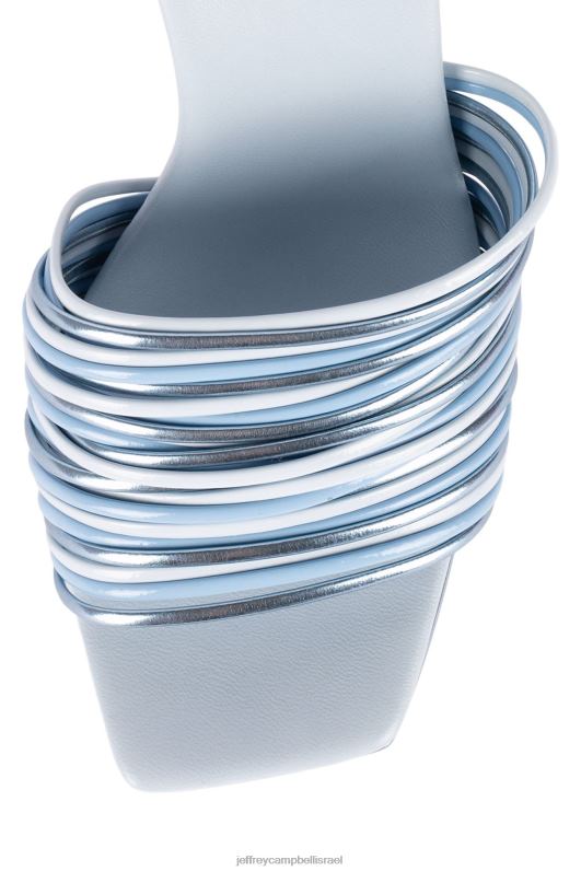 il Jeffrey Campbell morine-pl סנדל פלטפורמה נשים מולטי תכלת מתכתי NN6N61208