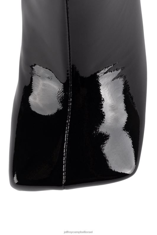 il Jeffrey Campbell morphed-q מגפי קרסול נשים פטנט שחור NN6N6590