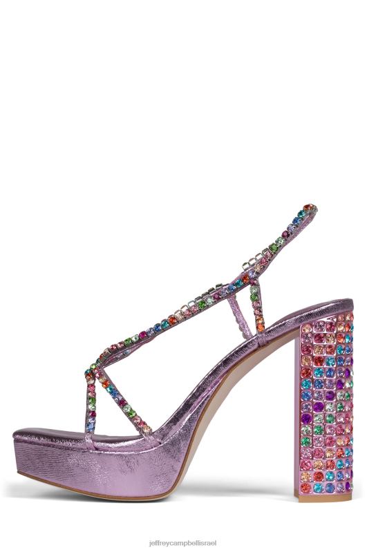 il Jeffrey Campbell nuite סנדל פלטפורמה נשים ורוד מטאלי בהיר מולטי NN6N61158