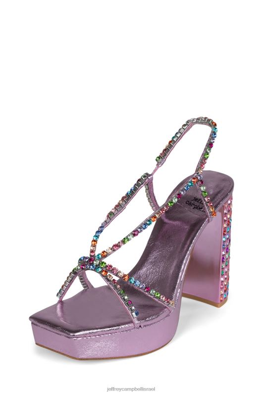 il Jeffrey Campbell nuite סנדל פלטפורמה נשים ורוד מטאלי בהיר מולטי NN6N61158