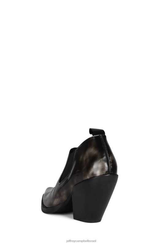 il Jeffrey Campbell oeste מגפי קרסול נשים מברשת לבנה בקופסה שחורה NN6N6556