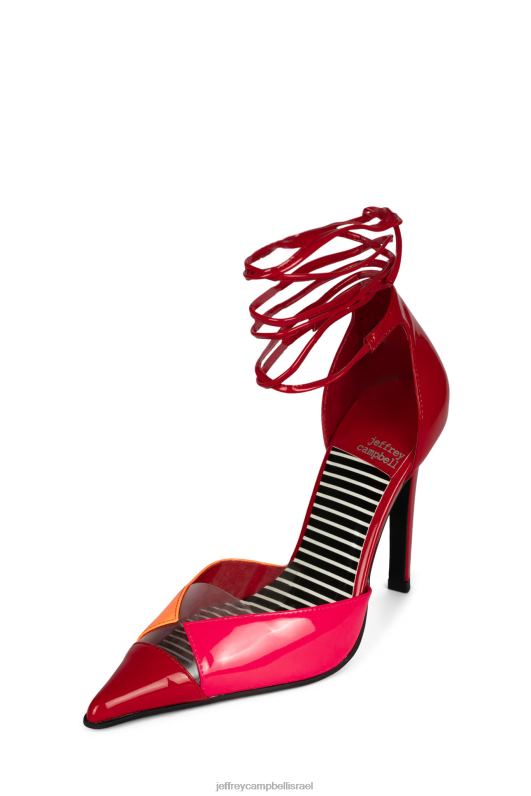 il Jeffrey Campbell ovio משאבת עקב נשים רב פסים בהירים NN6N61367