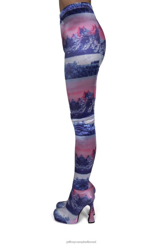 il Jeffrey Campbell pantalones מגפיים מברך עד ירך נשים הרים סגולים NN6N6884