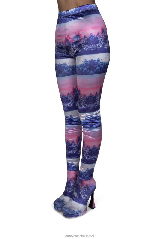 il Jeffrey Campbell pantalones מגפיים מברך עד ירך נשים הרים סגולים NN6N6884