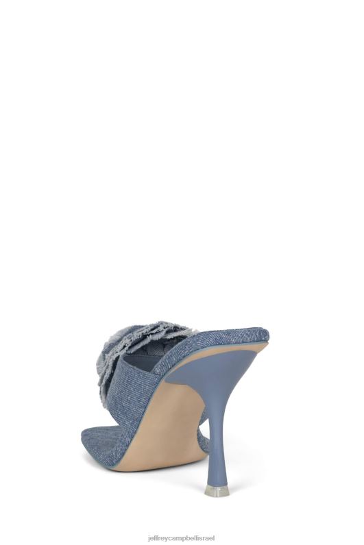 il Jeffrey Campbell periwinkle אתחול הדנים נשים ג'ינס כחול דהוי NN6N6290