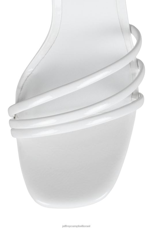 il Jeffrey Campbell presecco סנדל פלטפורמה נשים פטנט קמט לבן NN6N61218