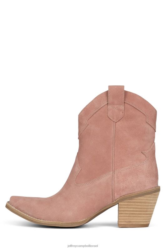 il Jeffrey Campbell rancher-l2 מגפי קרסול נשים זמש ורוד NN6N6491
