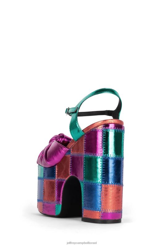 il Jeffrey Campbell riskybz-lp סנדל פלטפורמה נשים מולטי מתכתי בהיר NN6N61078