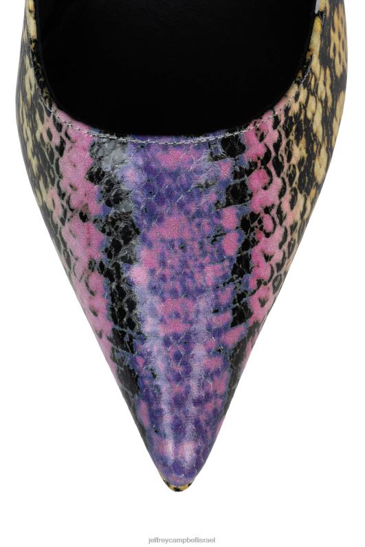 il Jeffrey Campbell siouxsie-m משאבת פלטפורמה נשים נחש צהוב סגול NN6N61289