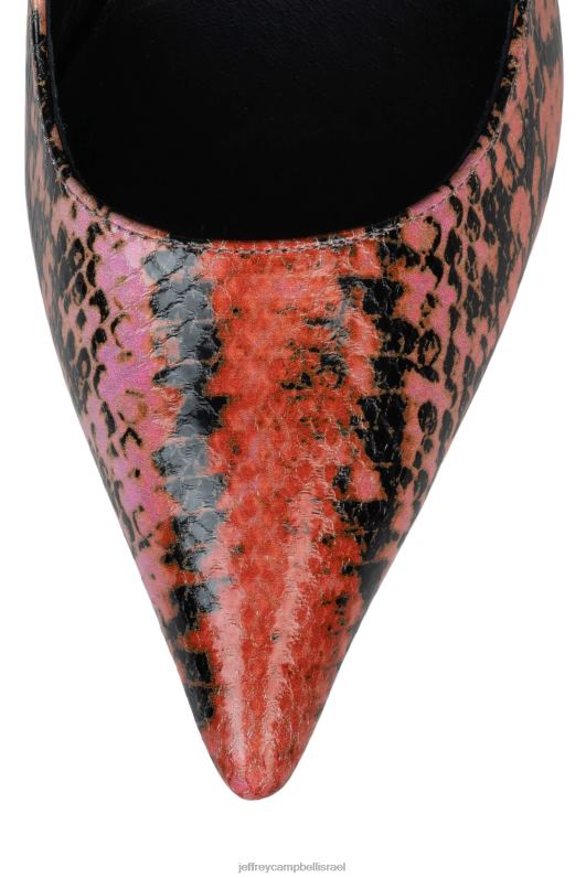 il Jeffrey Campbell siouxsie-m משאבת פלטפורמה נשים נחש ורוד כתום NN6N61290